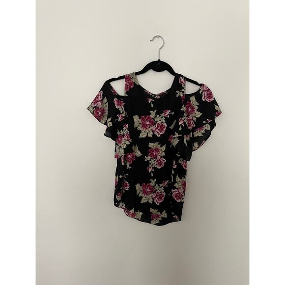 BCX Peek A Boo Shoulder Blouse *XS* - Picture 1 of 3